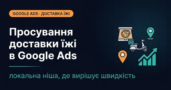 Просування доставки їжі: лише Google Ads — шлях у нікуди, потрібна мультиканальна система