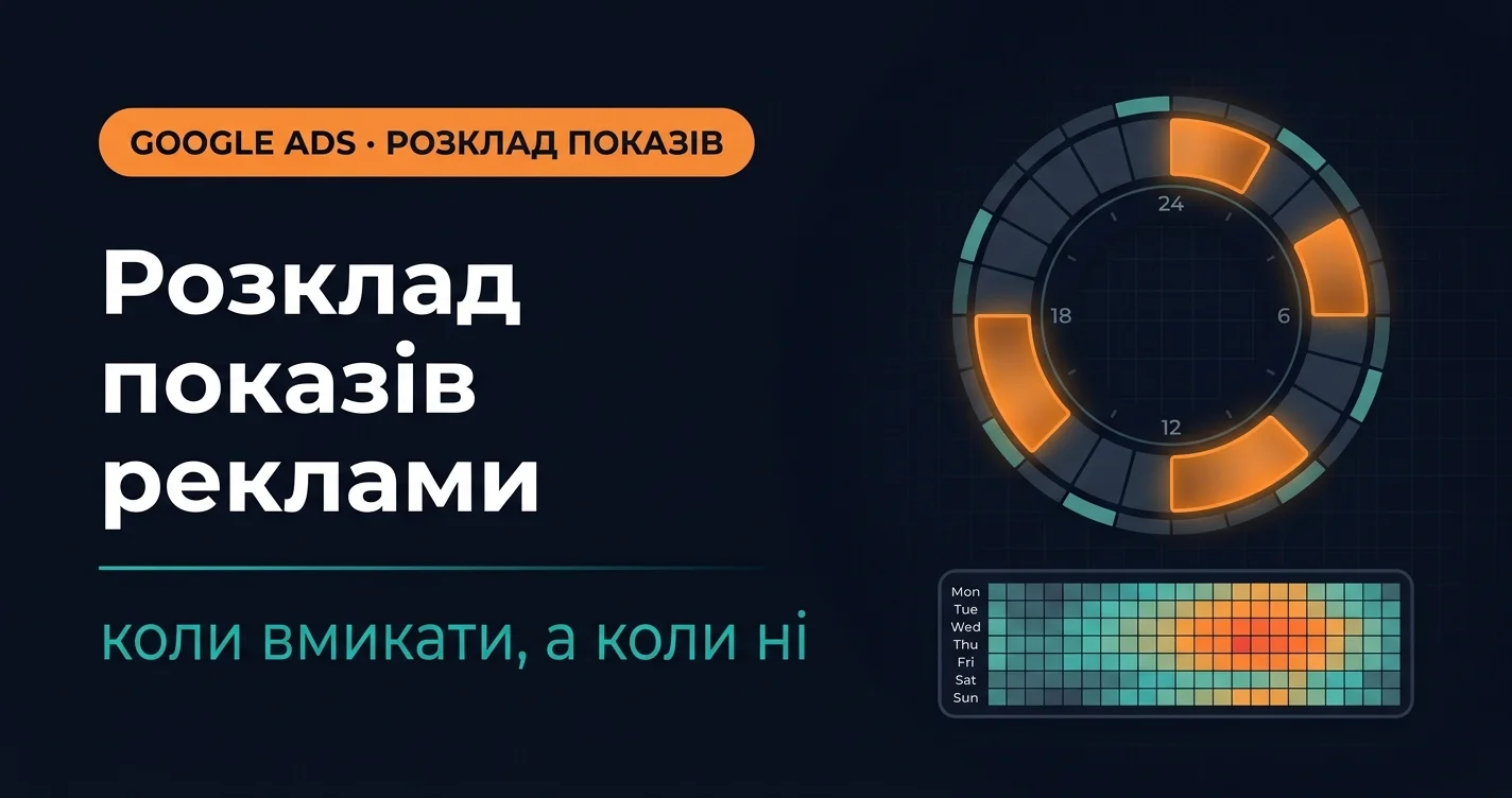 Покази реклами в Google Ads по часу — чи мають сенс?