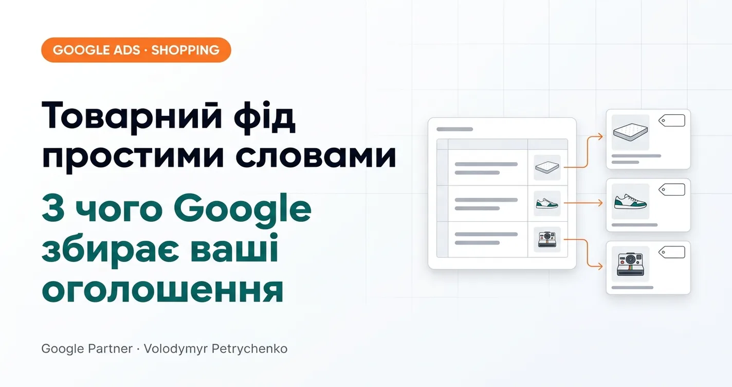 Товарний фід простими словами: з чого Google збирає ваші оголошення