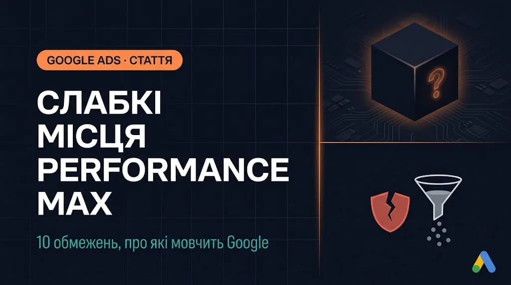 Де слабкі місця у ваших Performance Max рекламних кампаніях в Google Ads?
