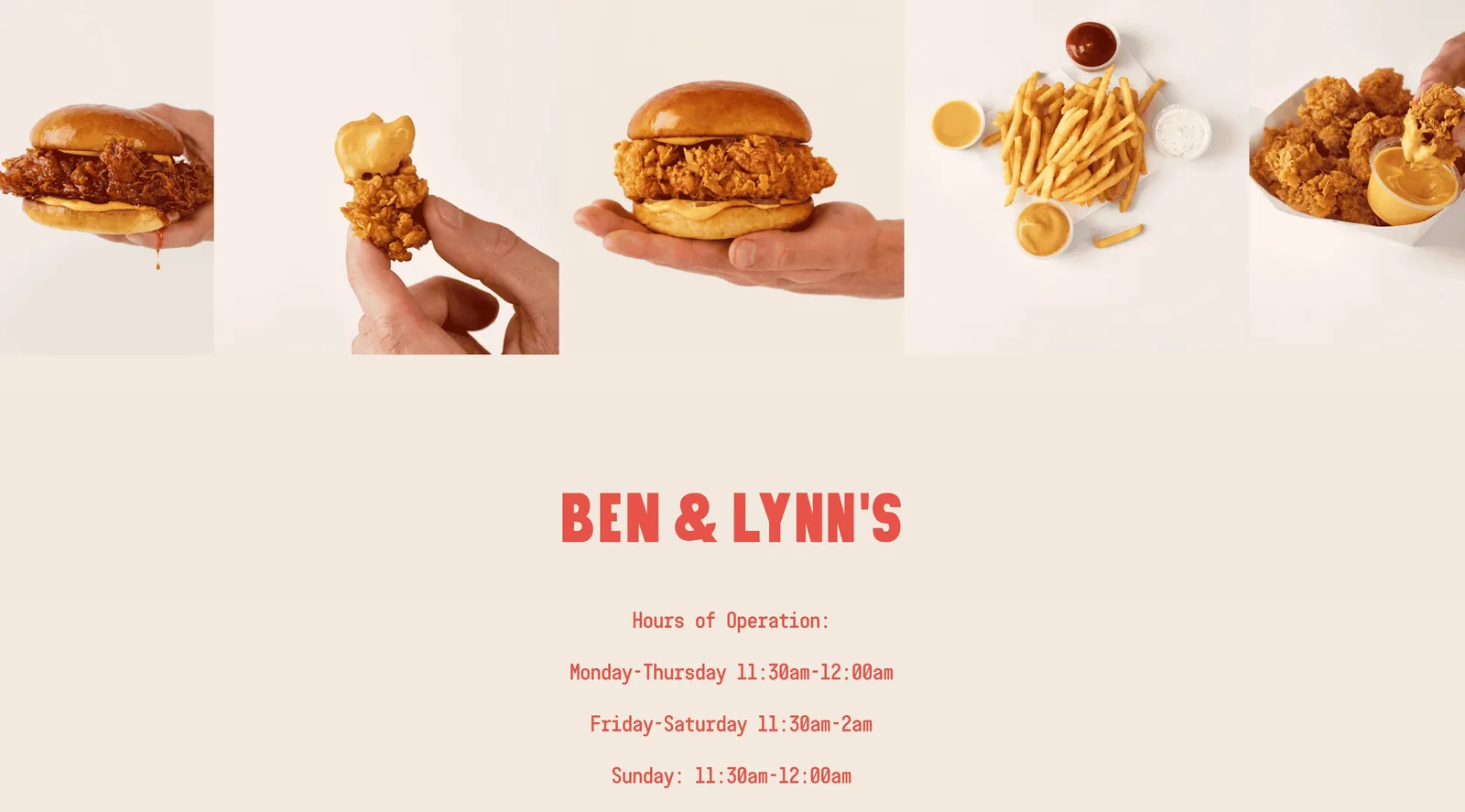 Ben & Lynn's — Joshua Weissman's restaurant in Austin, menu and opening hours