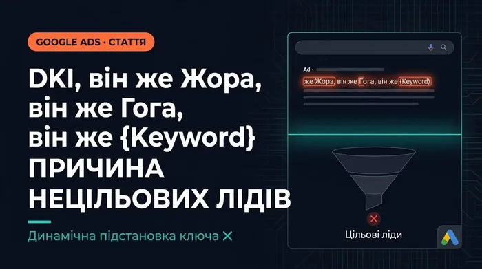 Динамічна підстановка ключа (DKI) — причина нецільових лідів в Google Ads