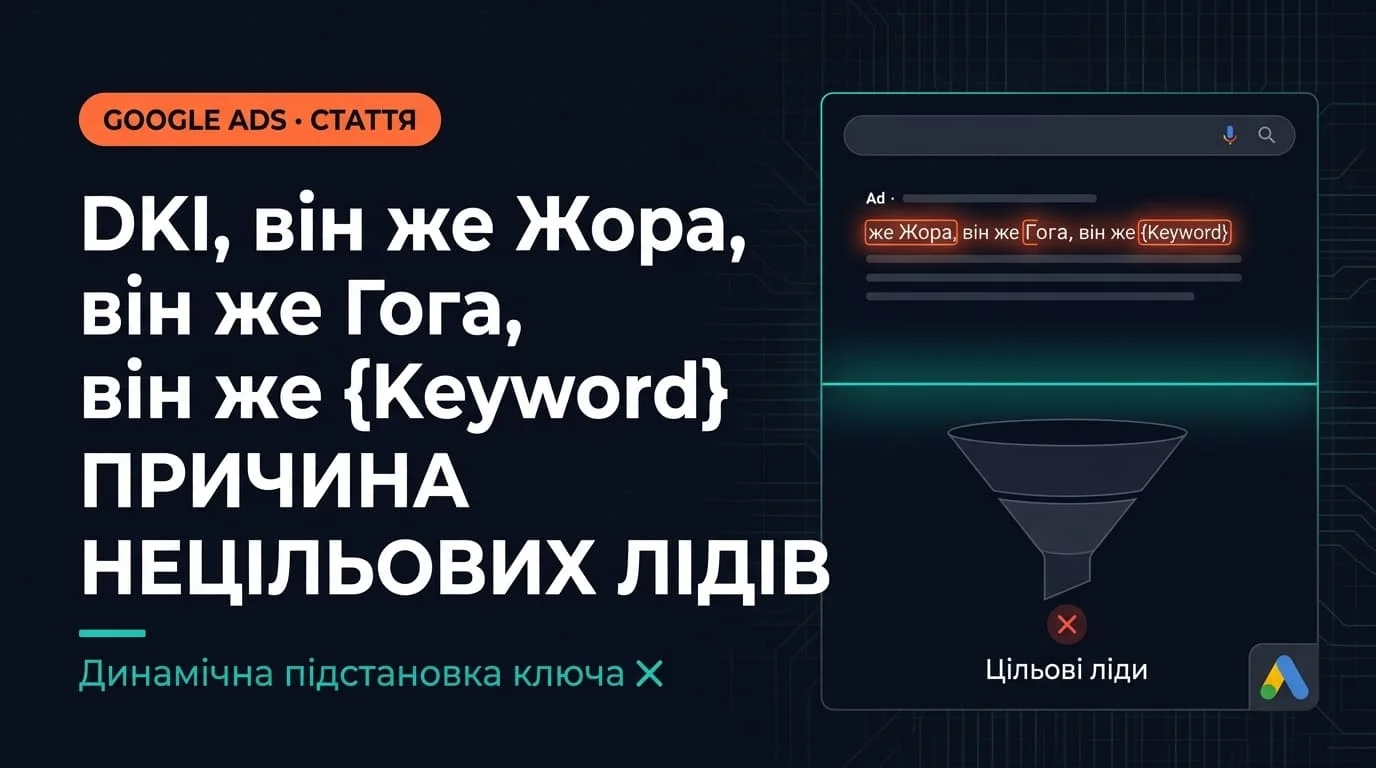 Динамічна підстановка ключа (DKI) — причина нецільових лідів в Google Ads