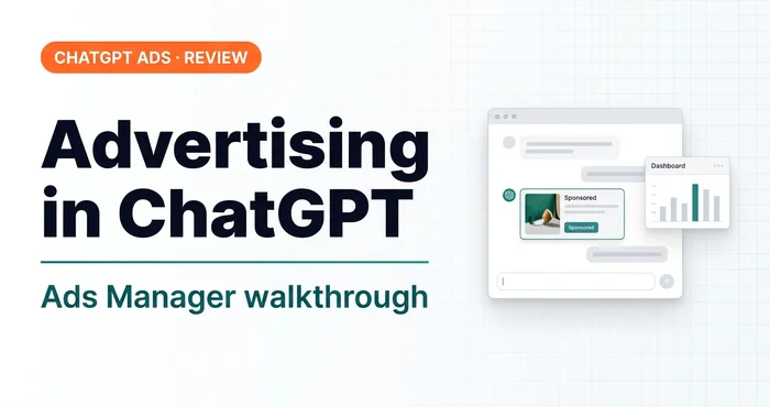 Advertising in ChatGPT: Ads Manager Walkthrough and My First Campaign
