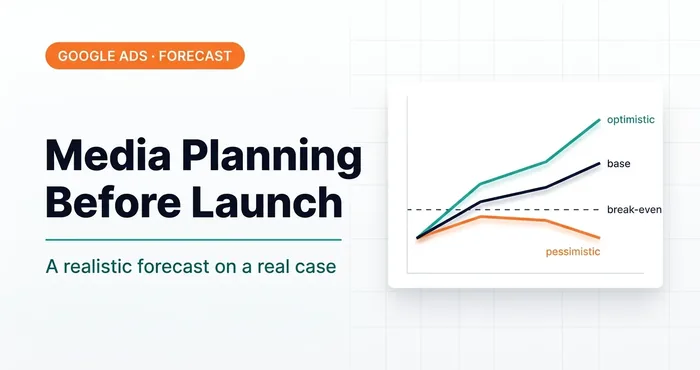 Google Ads Media Planning: How to Build a Realistic Forecast Before Launch