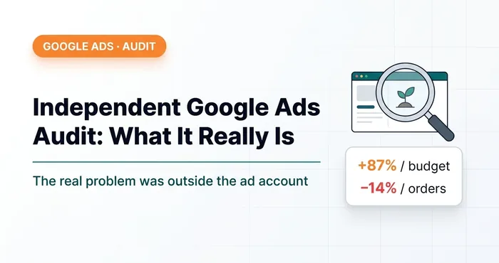 An Independent Google Ads Audit and What It Really Looks Like