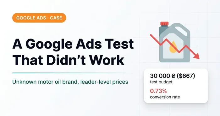 A Google Ads PPC Test. Why Didn’t It Work? A Real Case