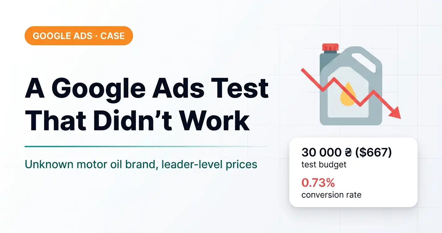 A Google Ads PPC Test. Why Didn’t It Work? A Real Case