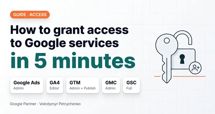 How to Grant Access to Google Ads, GA4, GTM, Merchant Center and Search Console