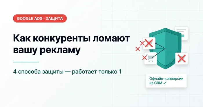 Как конкуренты ломают вашу рекламу в Google Ads — и как этого избежать