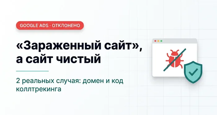 Кейс: зараженный сайт (Compromised site) в Google Ads. Как решить проблему?