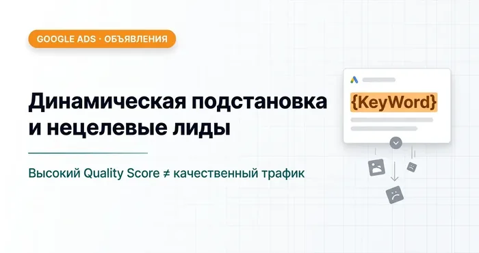 Динамическая подстановка ключа (DKI) — причина нецелевых лидов в Google Ads
