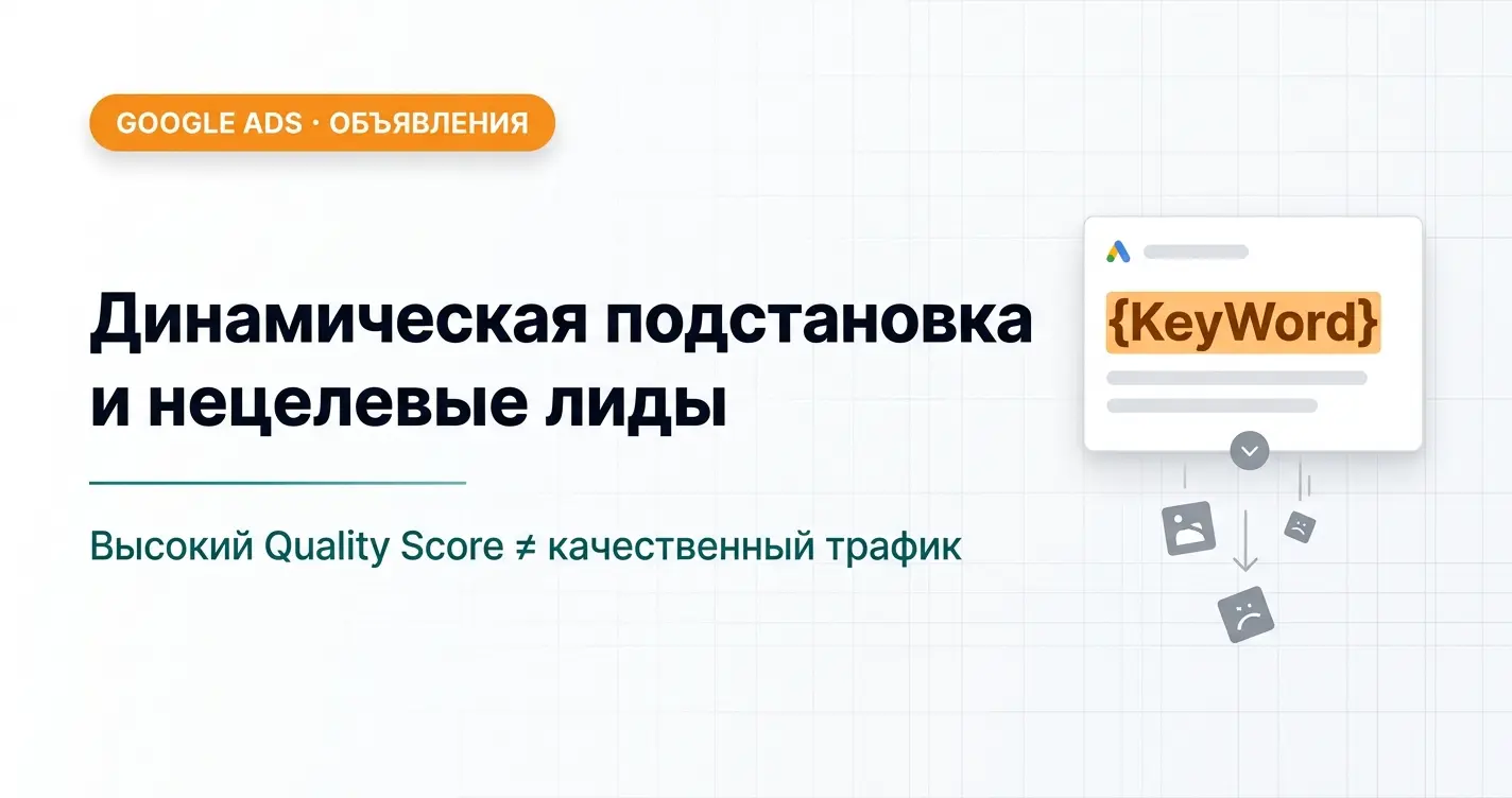 Динамическая подстановка ключа (DKI) — причина нецелевых лидов в Google Ads