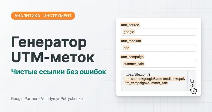 Генератор UTM-меток